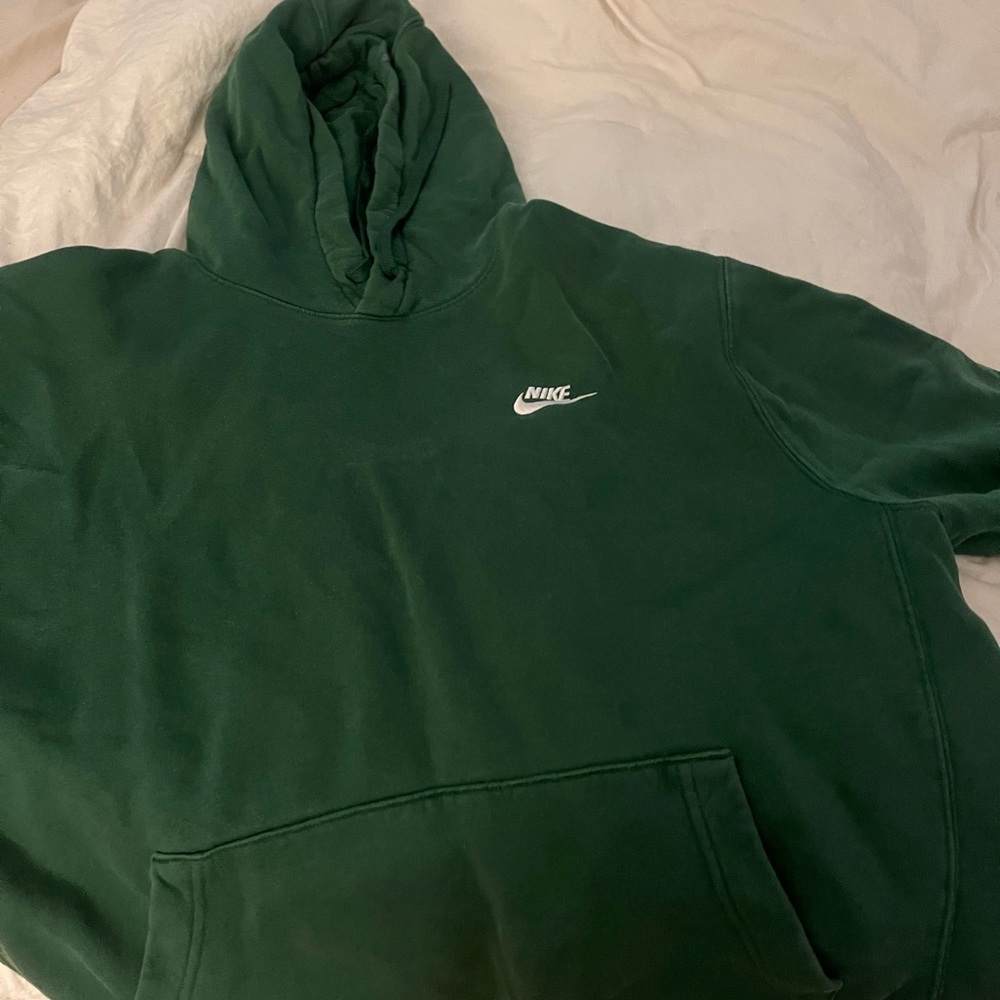 Nike Men's Forest Green Pullover Hoodie